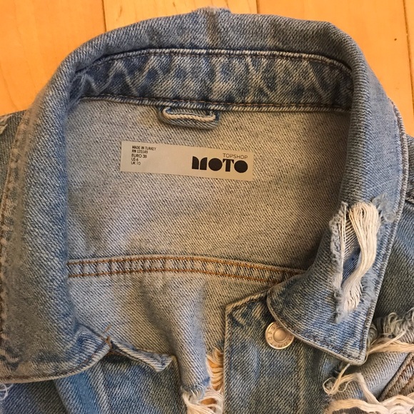 Oversized denim jacket - Picture 2 of 3